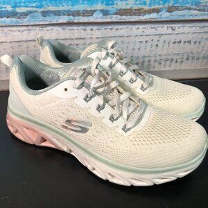 Skechers Glide Step Altus Sneakers Womens Size 7 White Run Train Walking Comfort